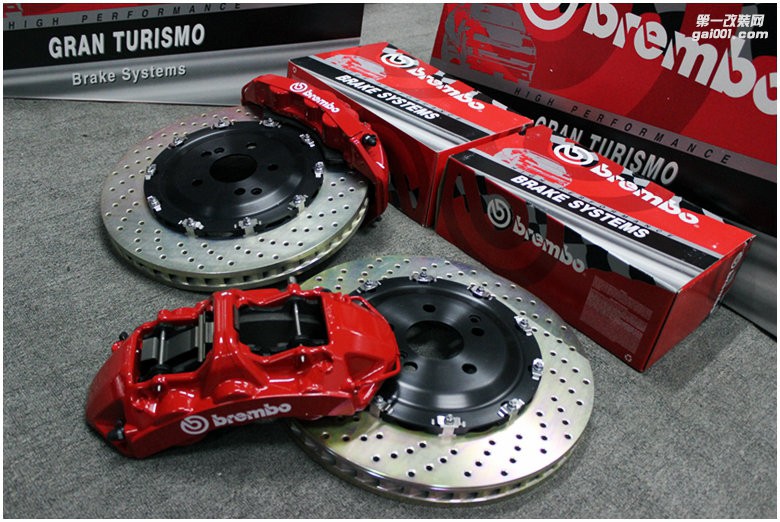 海亞：奔馳C218 CLS350 改裝意大利布雷博BREMBO GT6  全原裝剎車套件 帶防偽卡