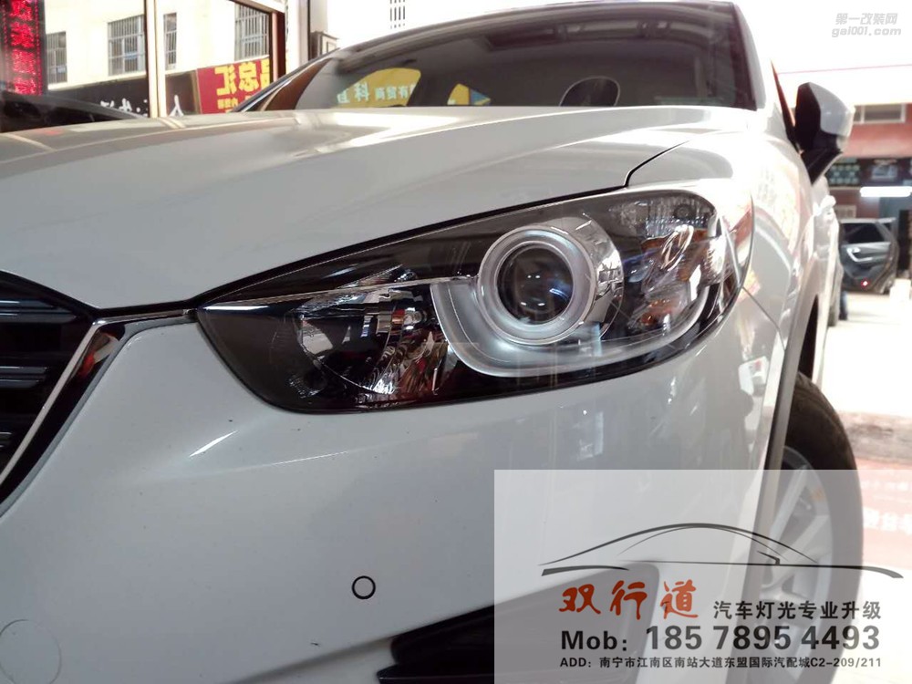 【南寧雙行道車燈】-原車有透鏡為什么要改裝？效果圖說話！
