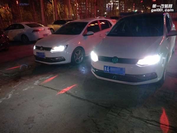 西寧專業(yè)車燈改裝|POLO改U型日行燈|西寧專業(yè)改燈店