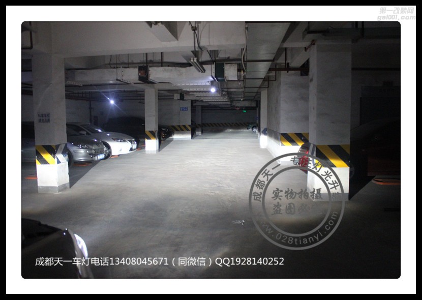 成都jeep切洛基改車燈改裝海拉雙光透鏡歐司朗增亮氙氣燈