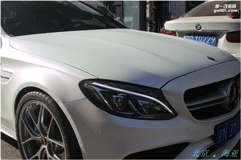 海亞：大馬力后驅(qū)車 奔馳W205 C63 AMG改裝 日本最強(qiáng)最輕航鋁鍛造輪轂 20寸 RI-D  搭配米其林PSS性能胎