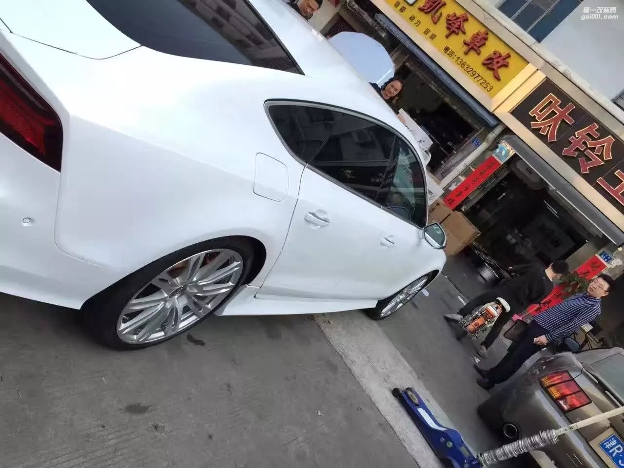 奧迪 ，換 原裝 鍛造 20寸 完工！