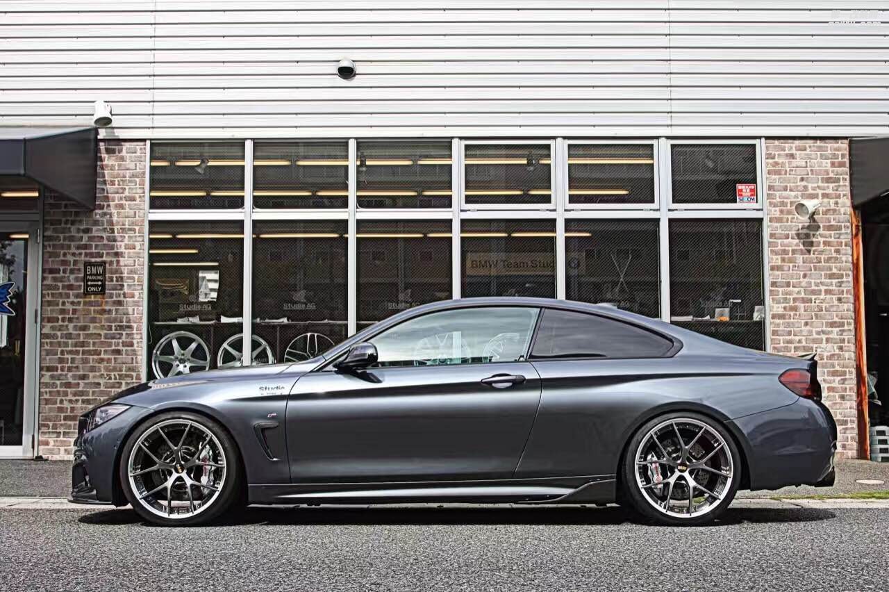 海亞：寶馬M3 M4 改裝 日本新款兩片式鍛造20寸輪轂 BBS RI-S  意大利brembo GT高性能剎車(chē)套件