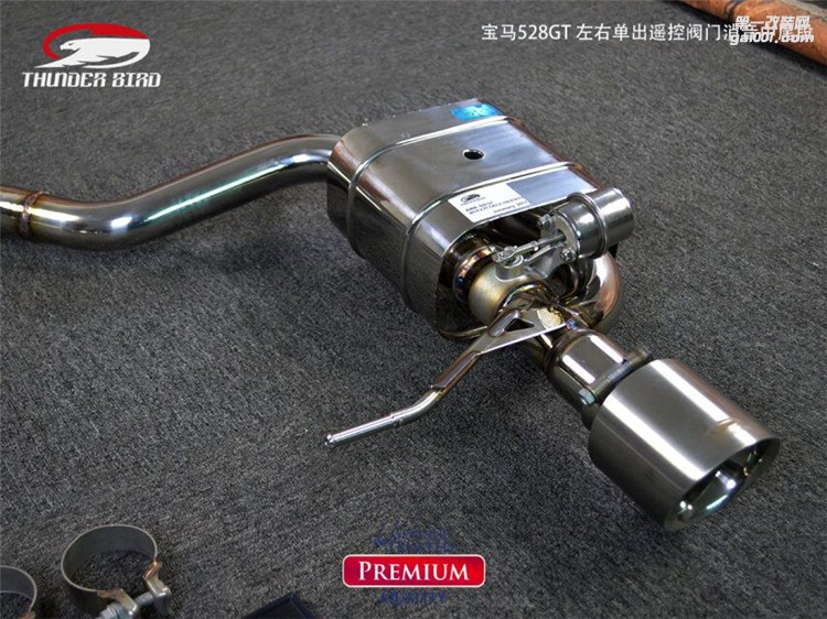 寶馬528GT 中尾左右單出雷鳥閥門排氣管
