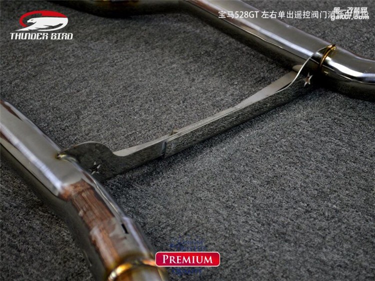 寶馬528GT 中尾左右單出雷鳥閥門排氣管