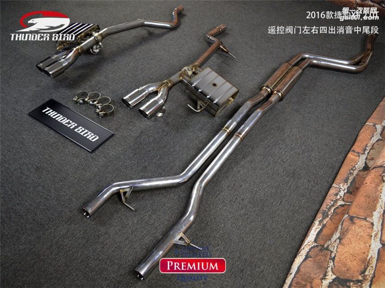 捷豹XF2.0T 雷鳥中尾四出閥門排氣