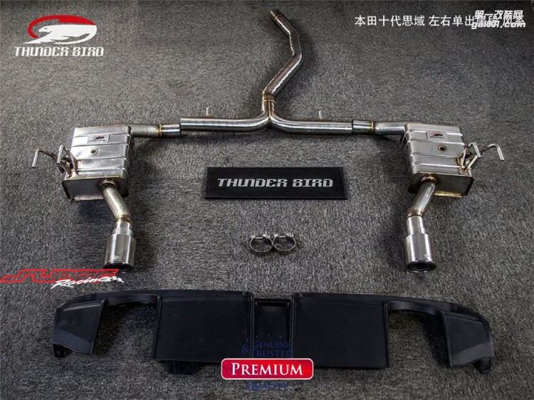 十代思域1.5T 中尾左右四出 左右單出 雷鳥排氣管