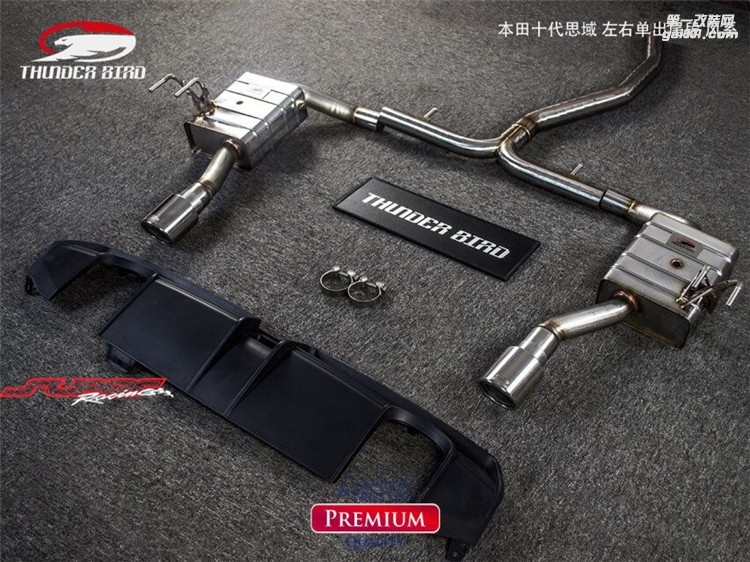 十代思域1.5T 中尾左右四出 左右單出 雷鳥排氣管