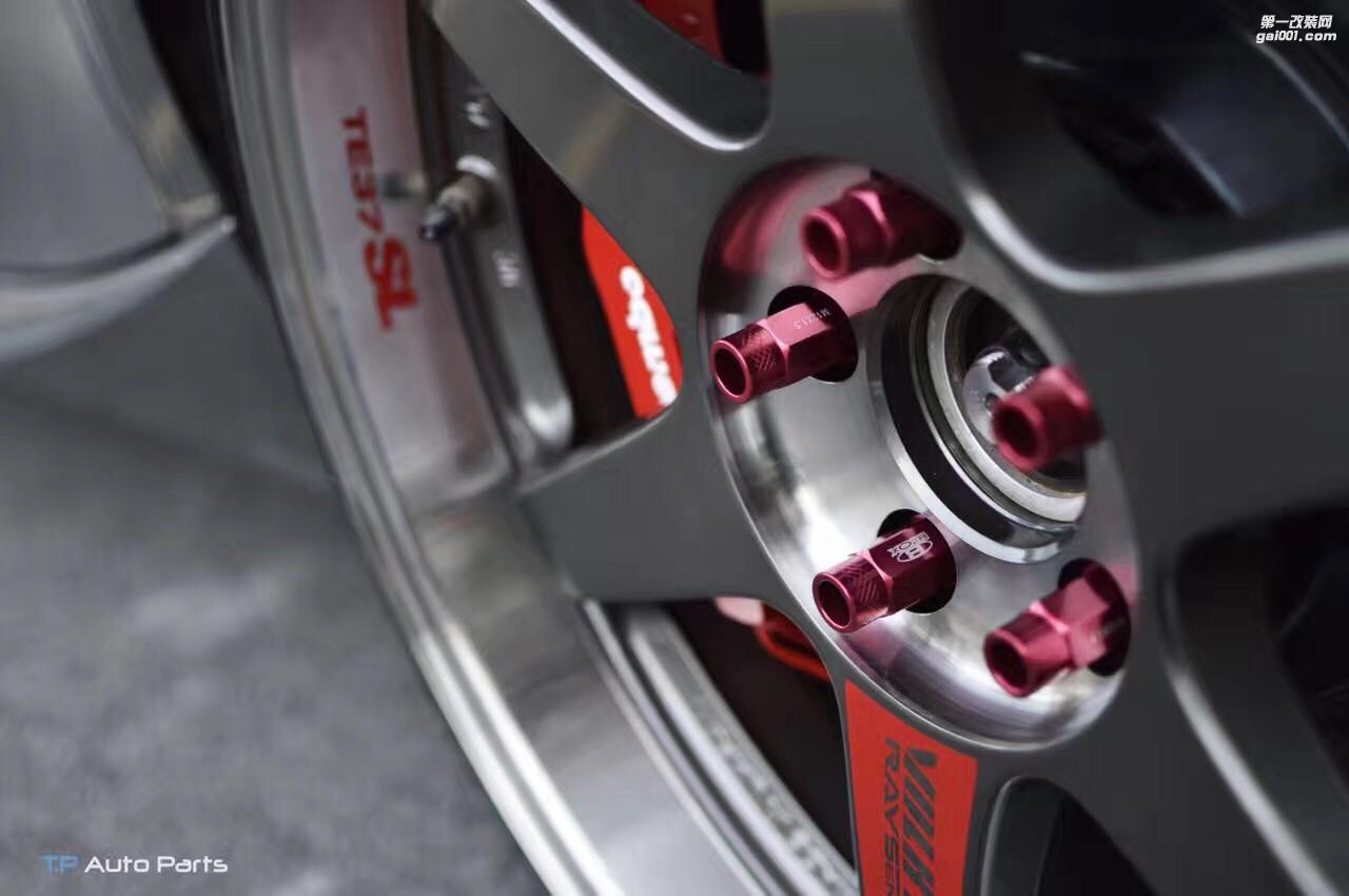 海亞：RAYS TE37SL 上身 雷克薩斯IS200T 19寸TE37SL 特定數(shù)據(jù) 19X8.5  19X9.5 brembo GT6 GT4剎車套件