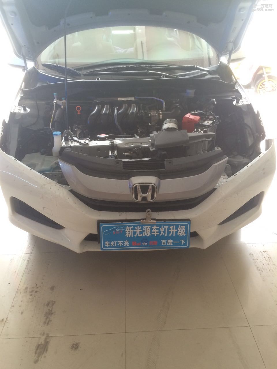河源改燈 河源車燈改裝  河源新光源車燈光改裝升級(jí) 河源改氙氣燈 河源改日行燈 本田鋒范升級(jí)Q5雙光透鏡+專用日行燈+原廠霧燈總成