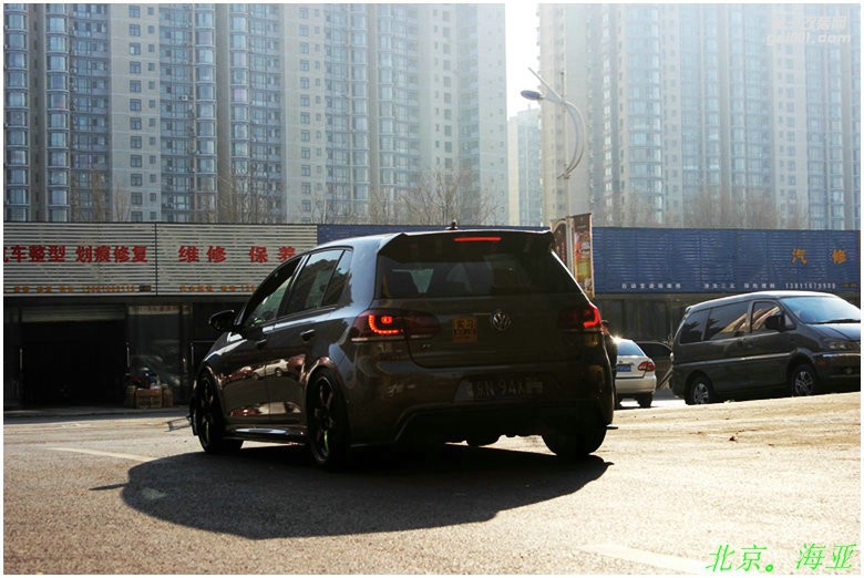 海亞：高爾夫6R 改裝RAYS TE37SL PR綠標(biāo)  AP9040 6活塞剎車 性能控