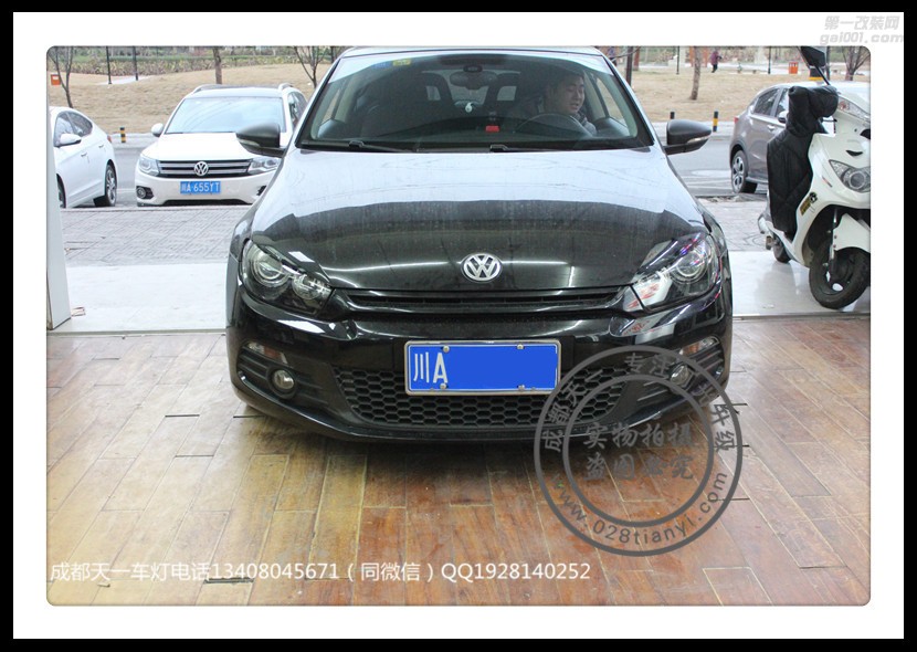 成都大眾尚酷車燈改裝原裝Q5海拉雙光透鏡歐司朗氙氣燈日行燈