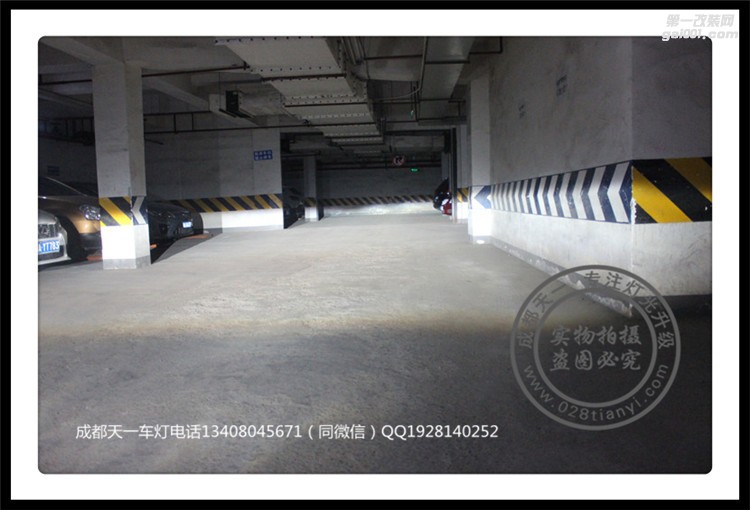 成都新漢蘭達(dá)改裝海拉5雙光透鏡歐司朗氙氣燈LED日行燈總成