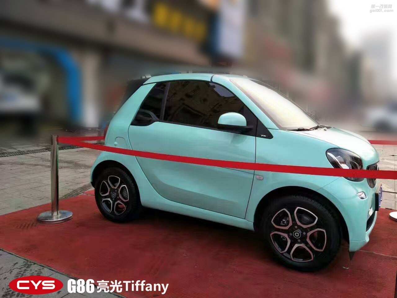 smart亮光Tiffany車身改色貼膜 南昌防爆膜
