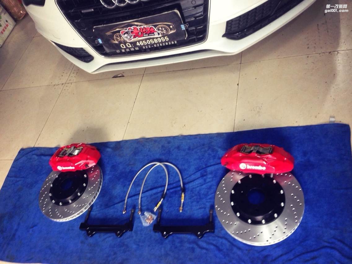 奧迪A5改Brembo卡鉗剎車盤