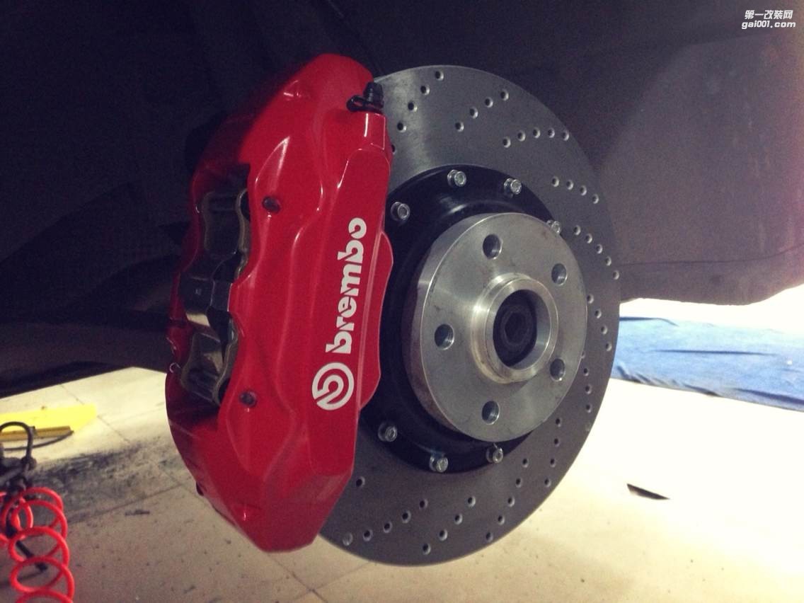奧迪A5改Brembo卡鉗剎車盤