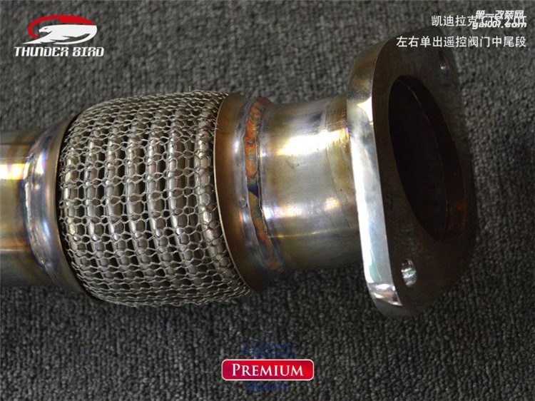 凱迪拉克CTS 2014款 2.0T  thunder bird 雷鳥(niǎo)改裝排氣管 中尾閥門排氣
