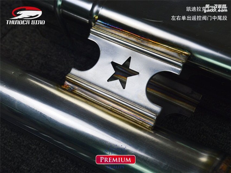凱迪拉克CTS 2014款 2.0T  thunder bird 雷鳥(niǎo)改裝排氣管 中尾閥門排氣