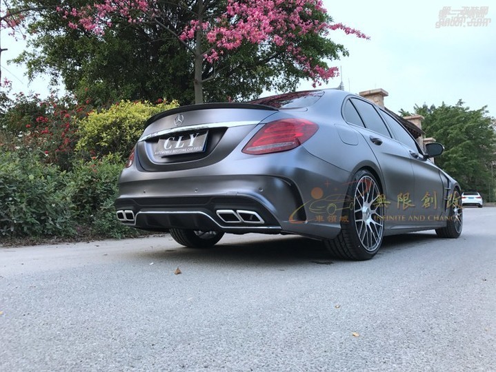 奔馳新C級(jí)W205 全車大改案例展示 火力十足 傾力之作