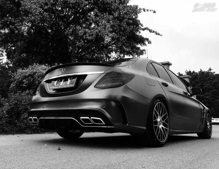 奔馳新C級(jí)W205 全車大改案例展示 火力十足 傾力之作