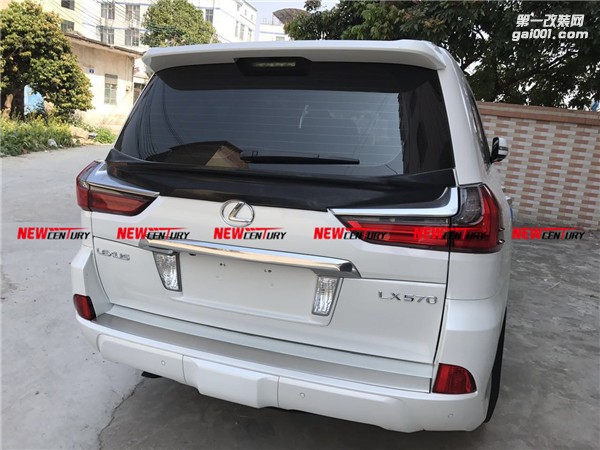 新款雷克薩斯570改裝小包圍尾翼 LX570中翼套件