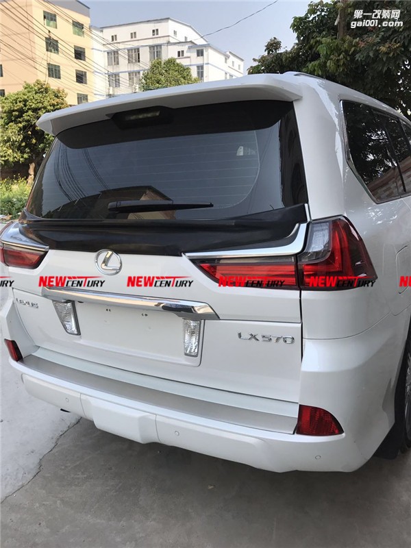 新款雷克薩斯570改裝小包圍尾翼 LX570中翼套件