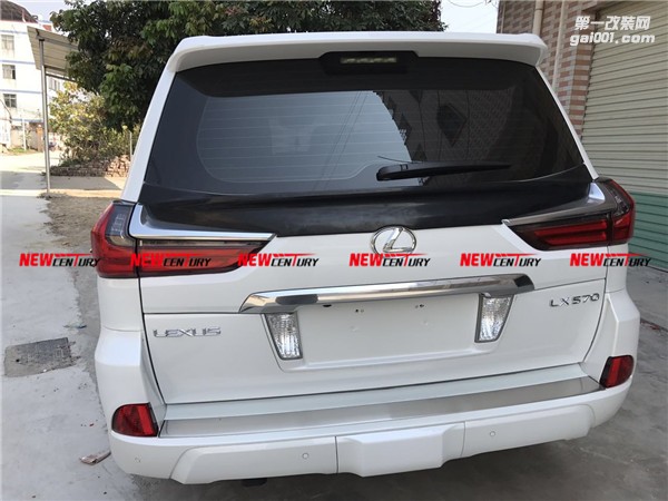 新款雷克薩斯570改裝小包圍尾翼 LX570中翼套件
