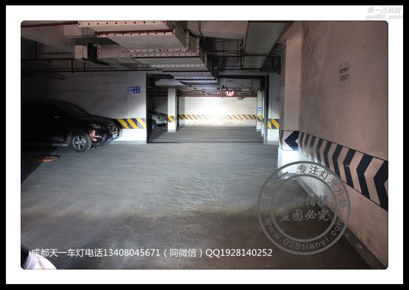 成都奧迪A4L車燈改裝原裝Q5海拉透鏡歐司朗氙氣燈日行燈