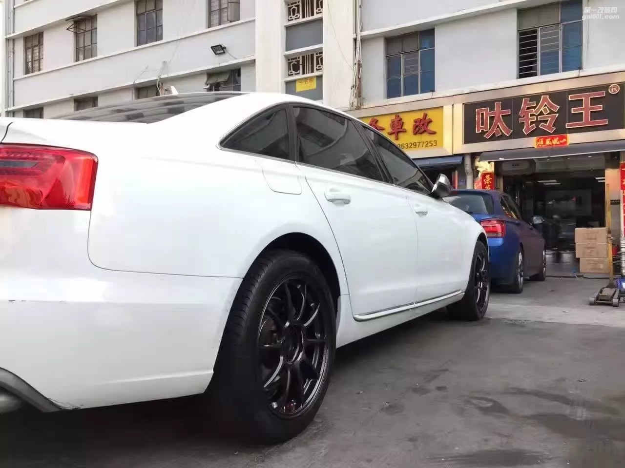 奧迪，換 RAYS.  ZE40 完工