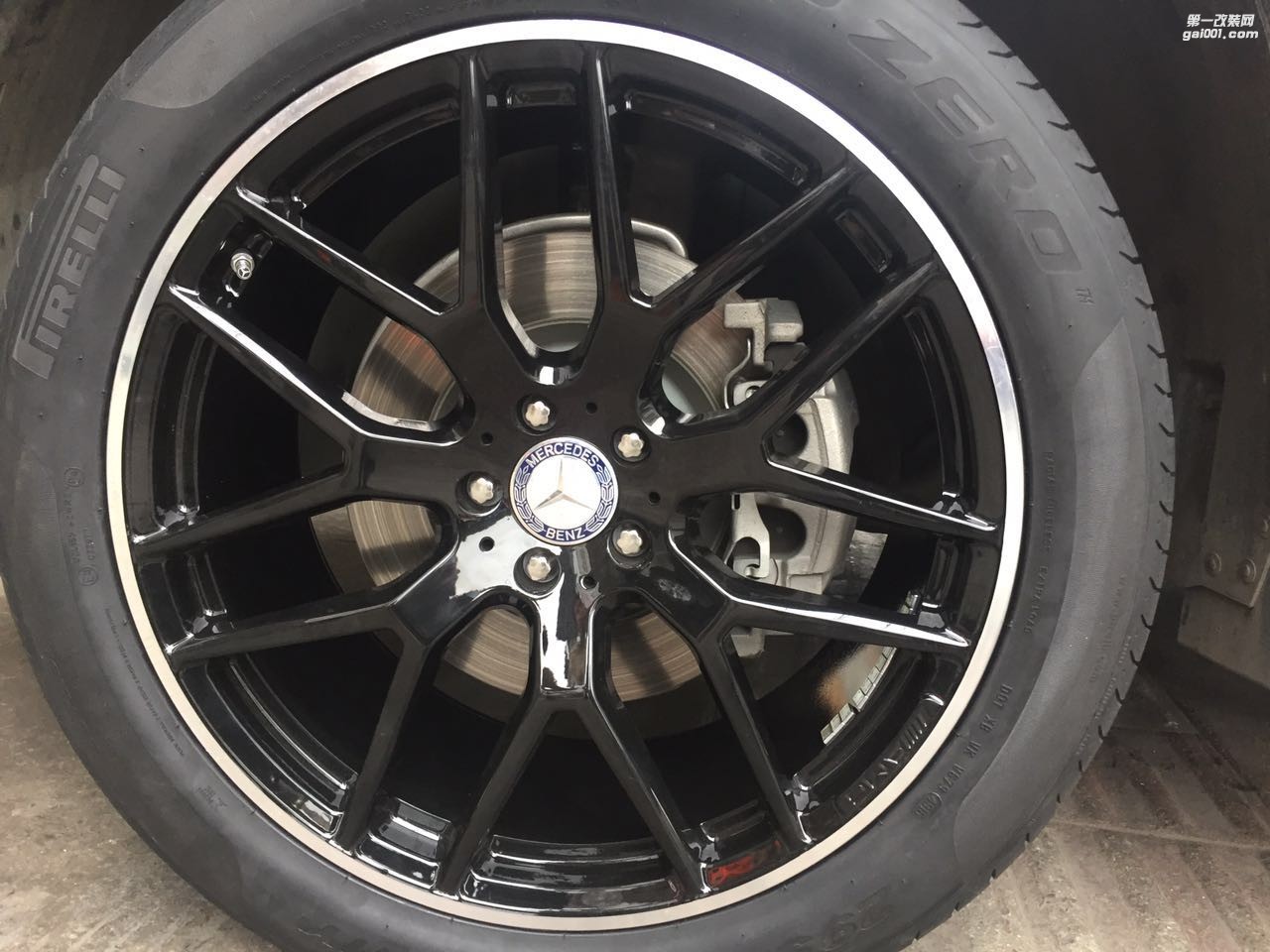 成都紅駱駝案例 奔馳GLS500 升級(jí)21寸鍛造輪轂