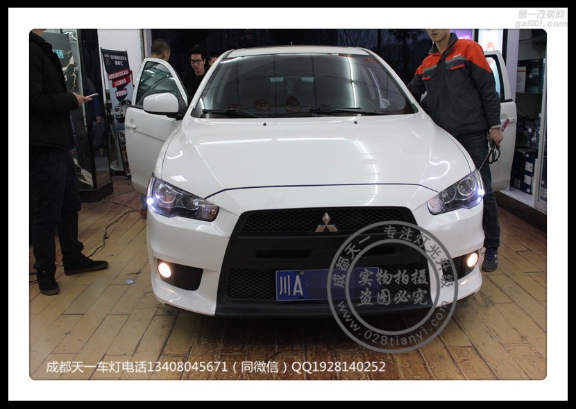 成都翼神改燈車燈改裝原裝Q5海拉透鏡LED日行氙氣燈