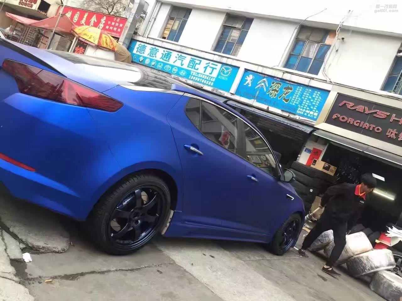 起亞，換 18寸  鍛造  完工！