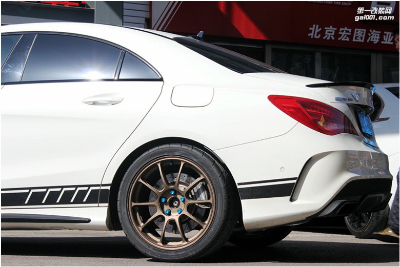 海亞：奔馳 CLA45 AMG   RAYS ZE40 BR古銅 陽(yáng)極氧化 橫濱AD08R