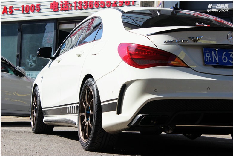 海亞：奔馳 CLA45 AMG   RAYS ZE40 BR古銅 陽(yáng)極氧化 橫濱AD08R