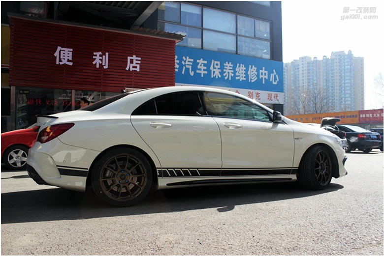海亞：奔馳 CLA45 AMG   RAYS ZE40 BR古銅 陽(yáng)極氧化 橫濱AD08R