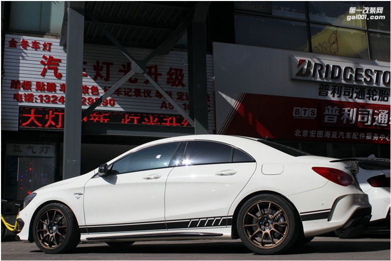 海亞：奔馳 CLA45 AMG   RAYS ZE40 BR古銅 陽(yáng)極氧化 橫濱AD08R