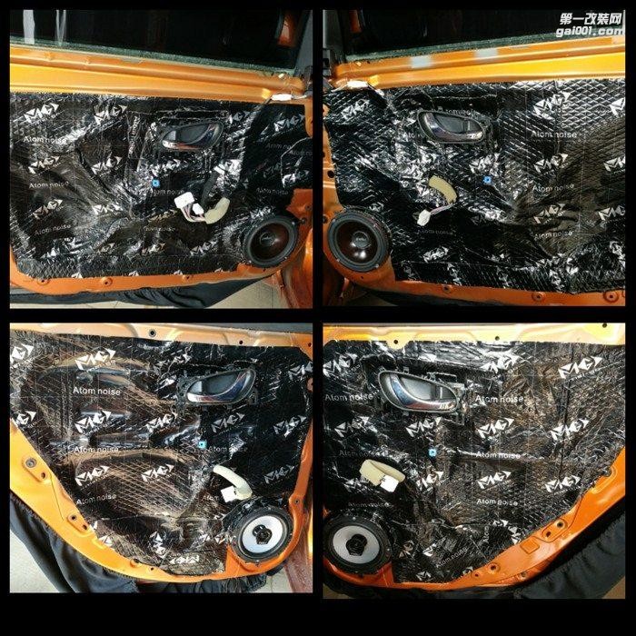 新尼桑藍(lán)鳥音響隔音改裝升級(jí) 泉州山水汽車音響改裝