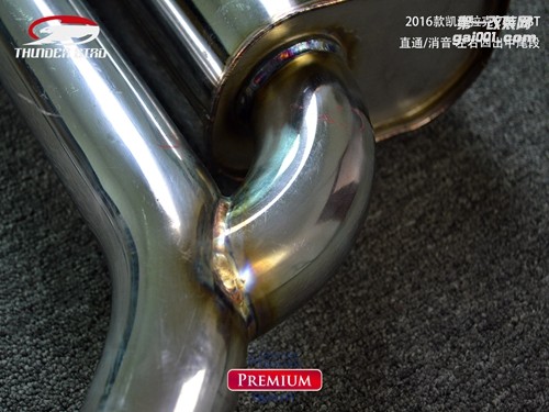 澳洲雷鳥排氣 2016款凱迪拉克CT6 28T 直通消音左右四出中尾段