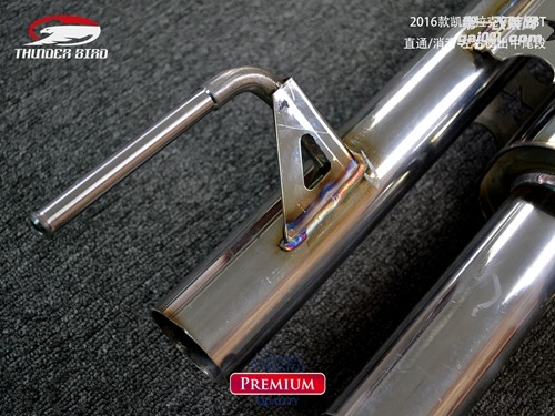 澳洲雷鳥排氣 2016款凱迪拉克CT6 28T 直通消音左右四出中尾段