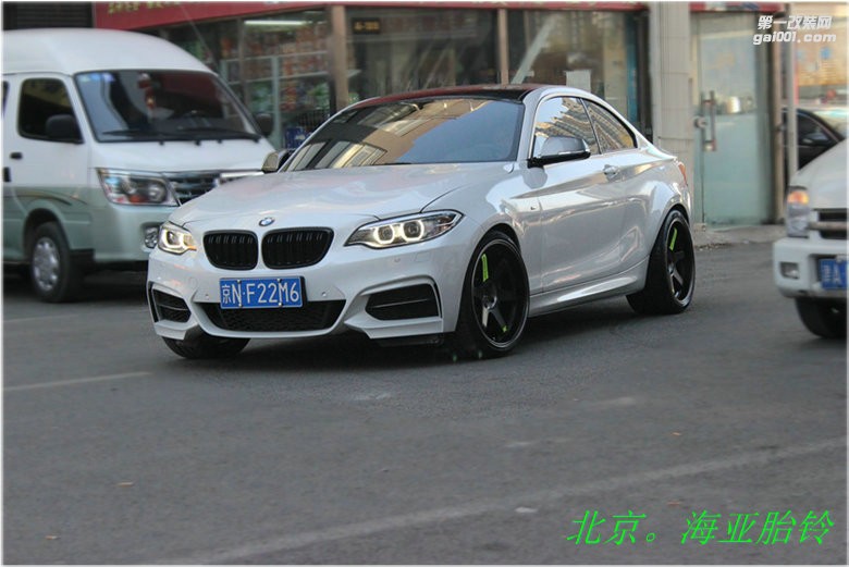 海亞：寶馬M235 寬體 搭配 RAYS TE37SL PB 限量版綠標(biāo) 19