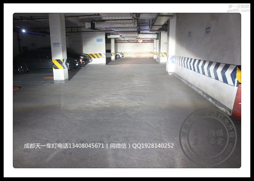 成都標(biāo)志408改車燈改裝原裝Q5海拉透鏡歐司朗氙氣燈日行燈