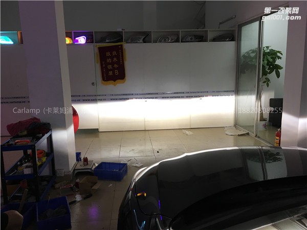 廣州【卡萊姆浦車(chē)燈】9代雅閣遠(yuǎn)光改燈：進(jìn)口海拉5雙光透鏡氙氣大燈