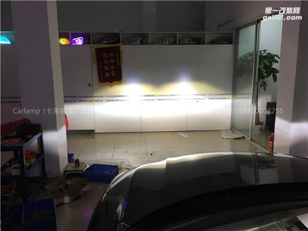 廣州【卡萊姆浦車(chē)燈】9代雅閣遠(yuǎn)光改燈：進(jìn)口海拉5雙光透鏡氙氣大燈