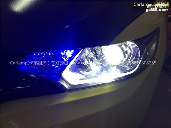 廣州【卡萊姆浦車燈】14飛度改燈：進口海拉5雙光透鏡氙氣大燈