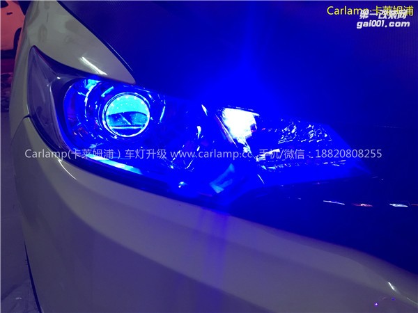 廣州【卡萊姆浦車燈】14飛度改燈：進口海拉5雙光透鏡氙氣大燈