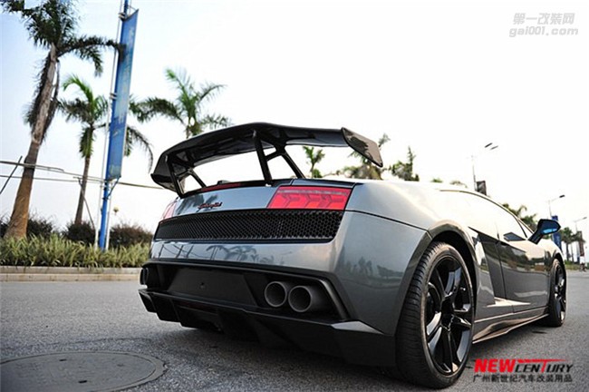 蘭博基尼 小牛Gallardo LP550 560 570 改裝DMC碳纖維后唇擾流板