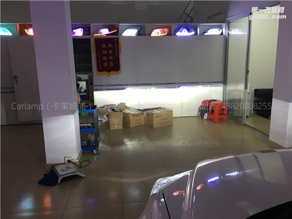 廣州【卡萊姆浦車燈】本田CRV改燈：卡萊姆浦Q5雙光透鏡氙氣大燈