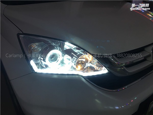 廣州【卡萊姆浦車燈】本田CRV改燈：卡萊姆浦Q5雙光透鏡氙氣大燈