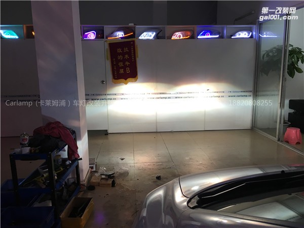 廣州【卡萊姆浦車燈】本田奧德賽改燈：卡萊姆浦Q5雙光透鏡氙氣大燈