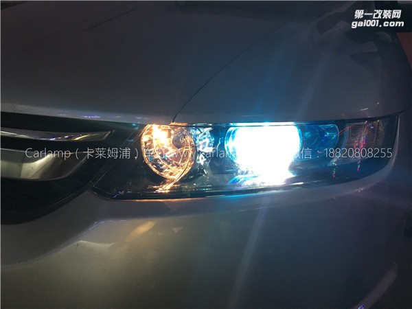 廣州【卡萊姆浦車燈】本田奧德賽改燈：卡萊姆浦Q5雙光透鏡+漢雷氙氣大燈